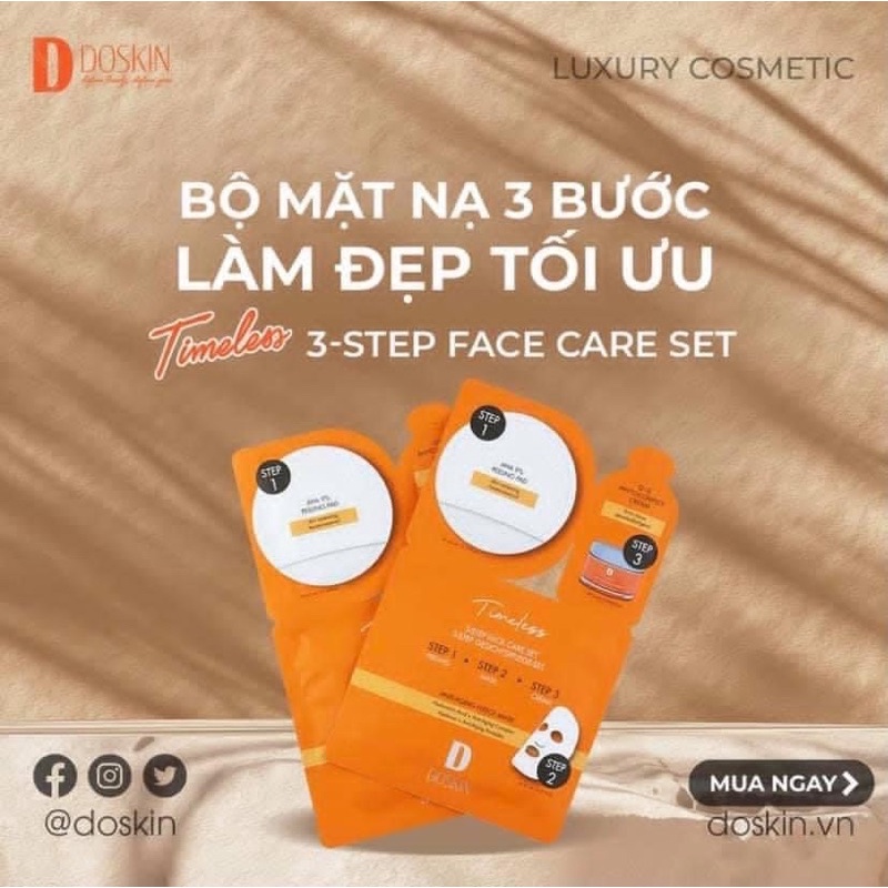 Bộ Mặt Nạ 3 Bước Chiến Binh Doskin Mỹ Phẩm CHLB Đức | BigBuy360 - bigbuy360.vn