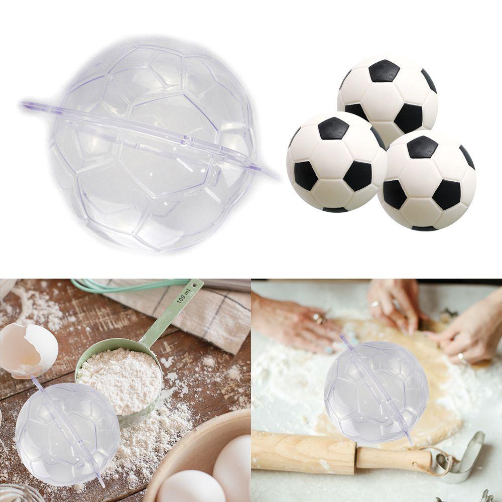GOGOUP Khuôn Làm Bánh / Kẹo / Xà Phòng Hình Quả Bóng Đá Bằng Chất Liệu PP