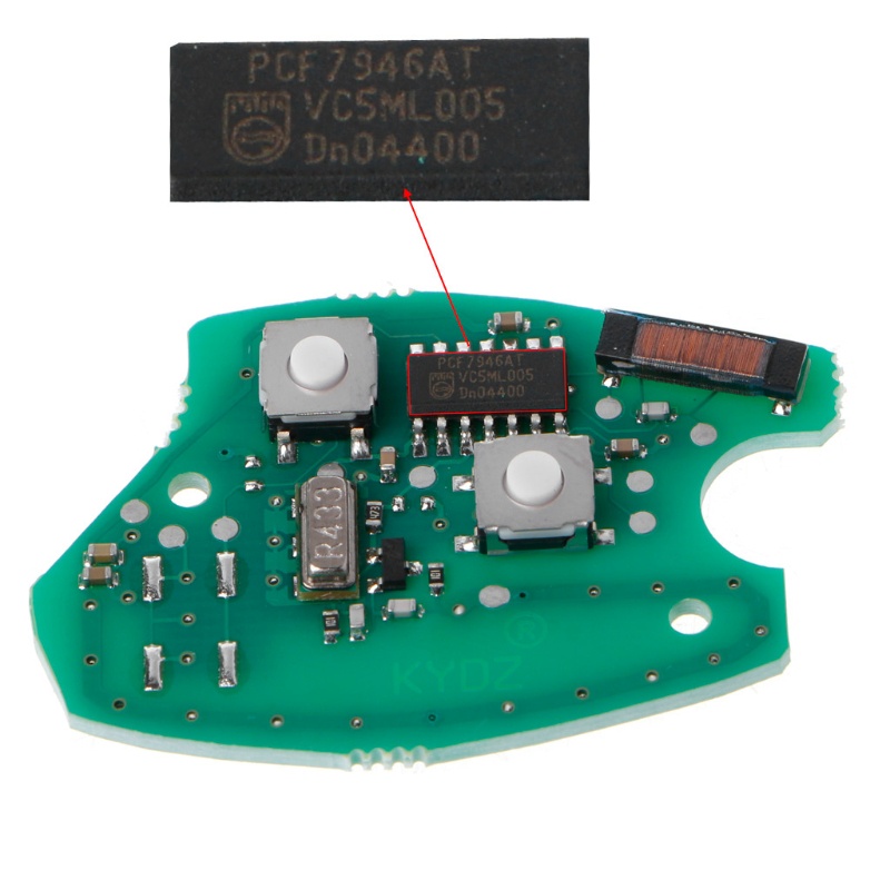 Chìa Khóa Điều Khiển Từ Xa Cho Megane Modus 433MHz