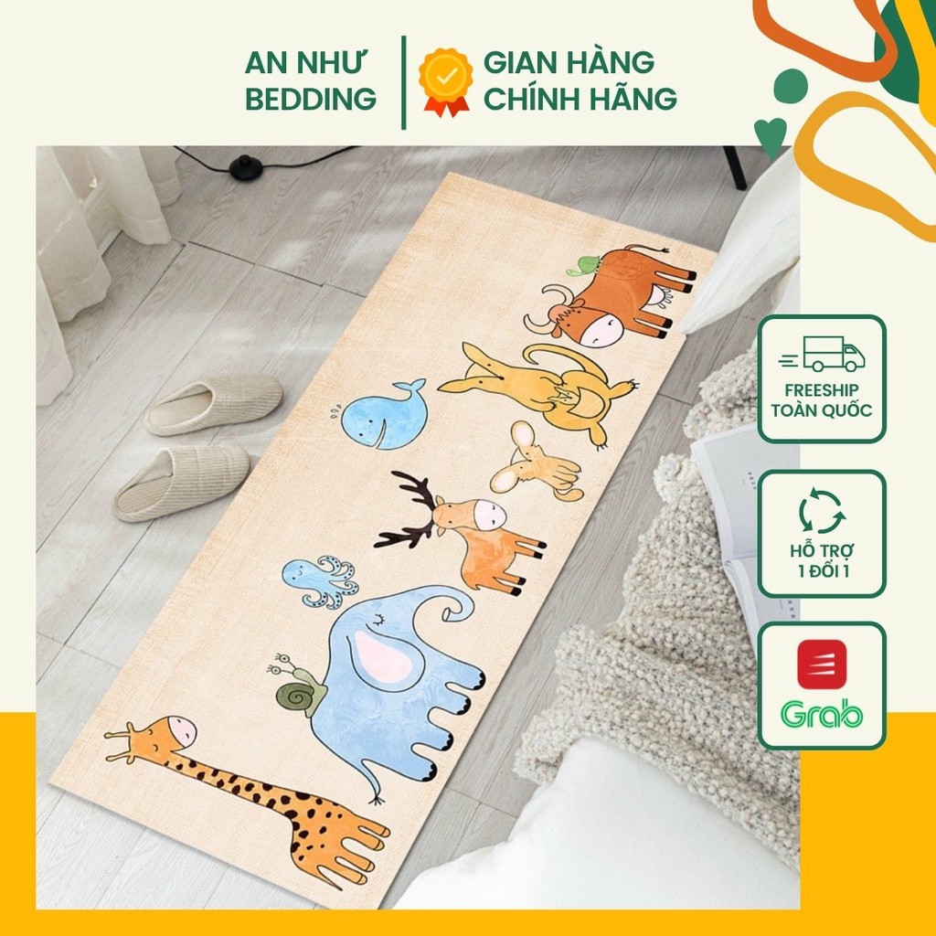 Thảm chân giường 80x200cm thảm văn phòng An Như Bedding