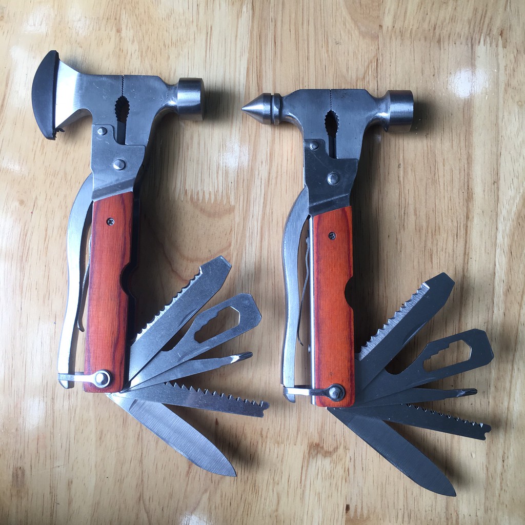 Búa thoát hiểm ô tô đa năng bỏ túi 9 trong 1