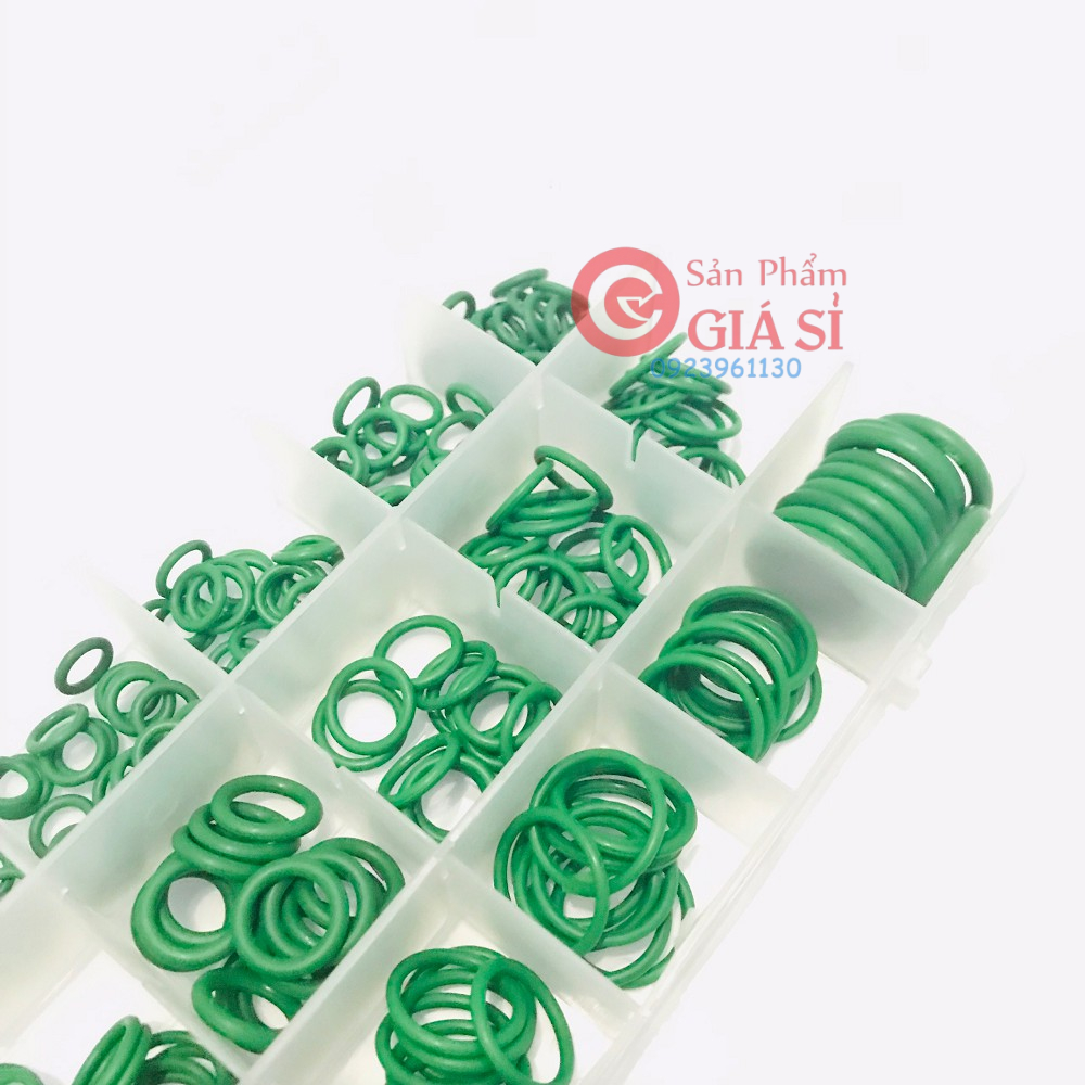 Hộp gioăng sim vòng đệm cao su thay thế màu xanh 270 vòng 18 cỡ cao cấp chịu dầu chịu nhiêt ❤️freeship❤️