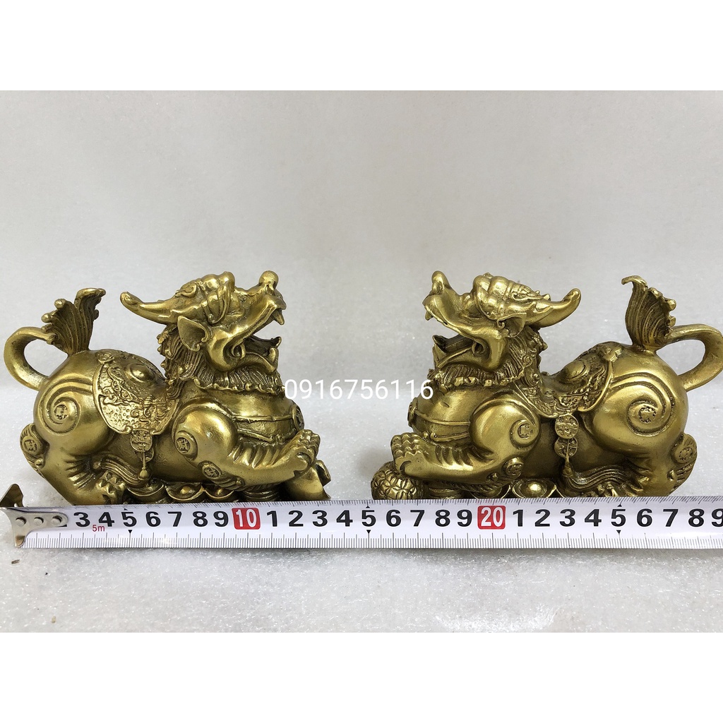 Cặp Tỳ Hưu Tài Lộc Như Ý bằng đồng, Cặp Tỳ Hưu Phong Thủy Bày Thần Tài