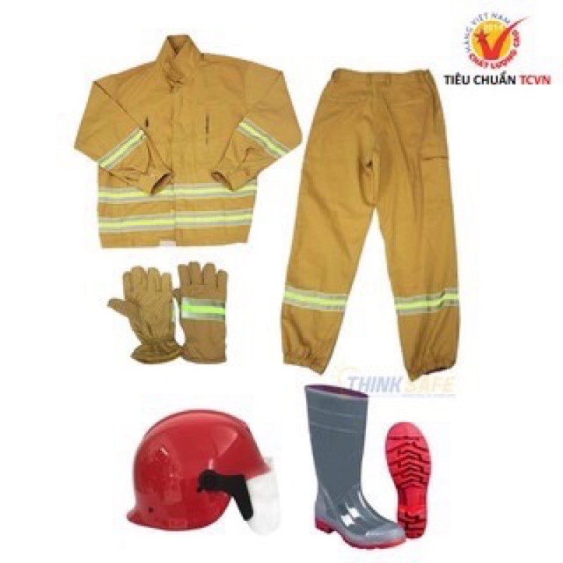 Bộ quần áo bảo hộ 💥Phòng cháy 💥 chất lượng, hàng chuẩn có kiểm định của BCA theo thông tư 150 mới nhất