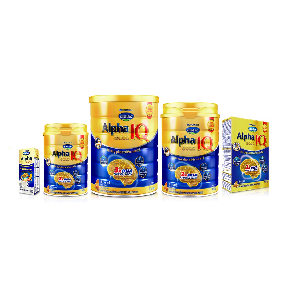 SỮA BỘT ALPHA GOLD IQ 3 1,5KG, DINH DƯỠNG DÀNH CHO BÉ TỪ 1 ĐẾN 2 TUỔI