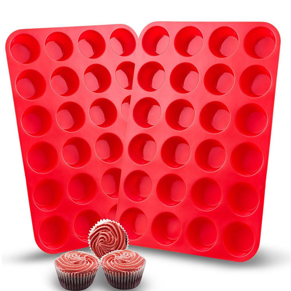 Khuôn Silicone Làm Bánh 24 Ngăn Tiện Lợi ff86