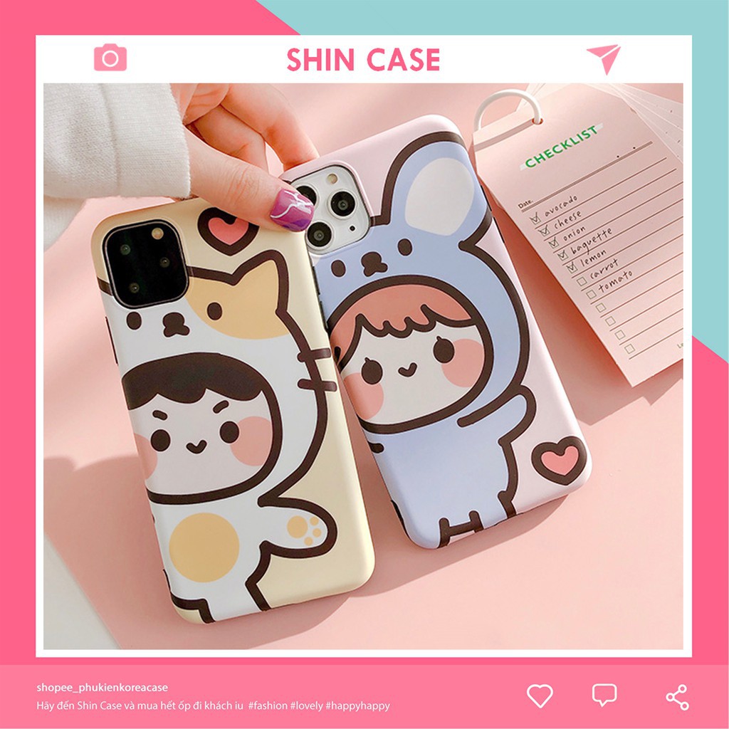 Ốp lưng iphone Mèo và Chuột IMD dày dặn 6/6plus/6s/6splus/7/7plus/8/8plus/x/xr/xs/11/12/13/pro/max/plus/promax | BigBuy360 - bigbuy360.vn