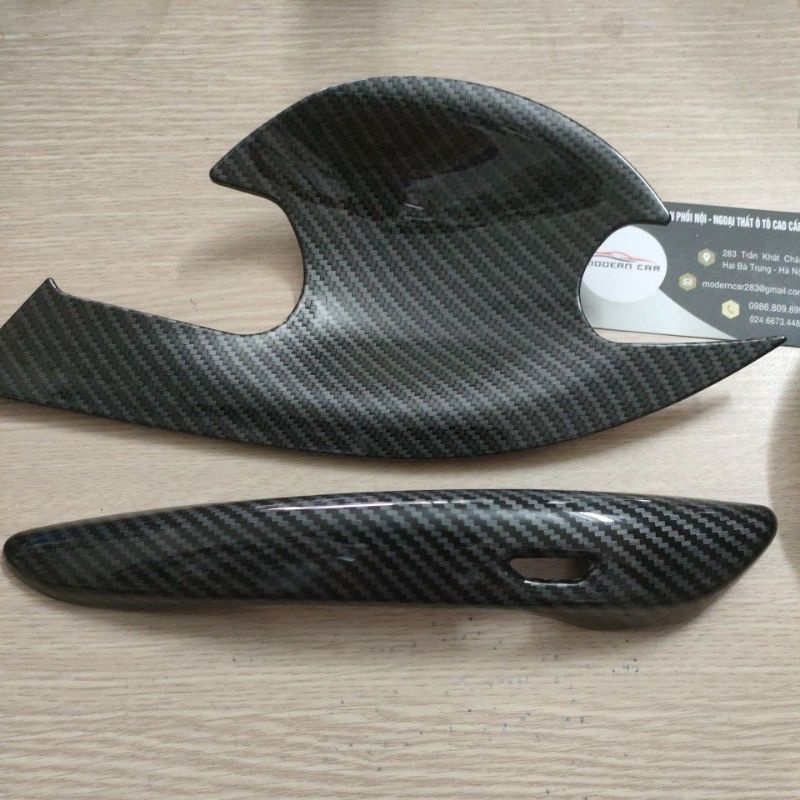 Ốp tay hõm Mazda 3 - 2020,2021 Cacbon