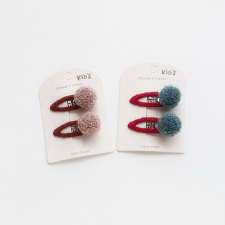Set 2 kẹp mái tóc hình nơ cho bé gái