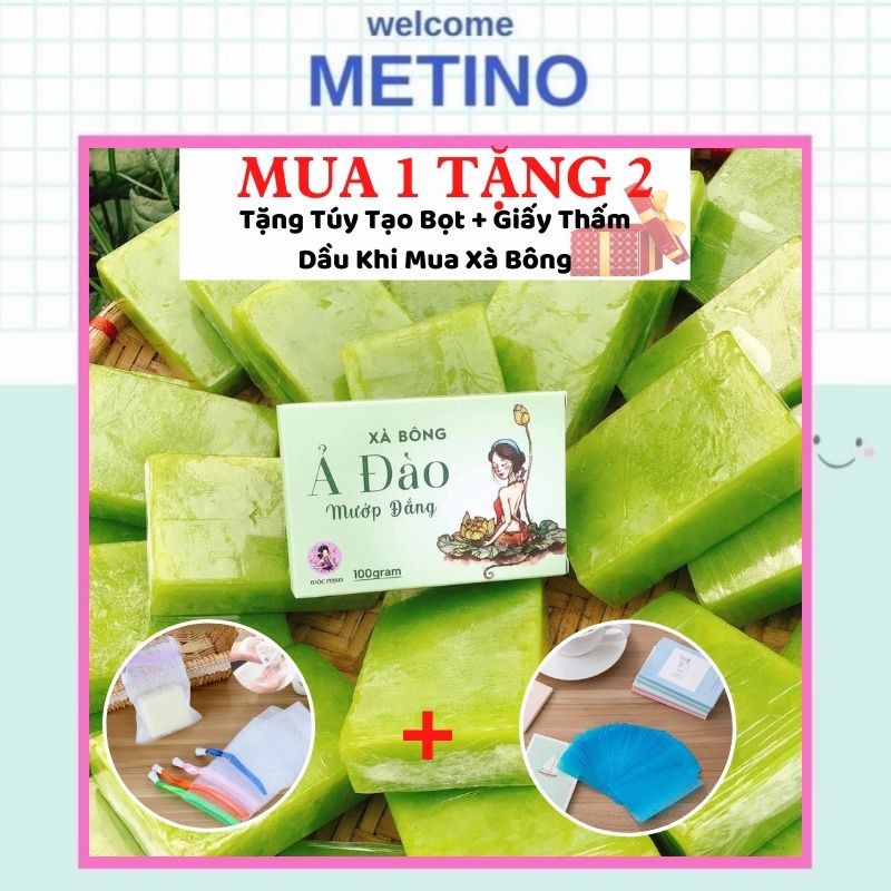 Xà Bông Mướp Đắng [𝑭𝒓𝒆𝒆𝒔𝒉𝒊𝒑] Xà Bông Mướp Đăng Mộc Nhan Được Làm Từ Mướp Đắng Và Tràm Trà - Xà Bông Giup Giam Mụn Lưng.