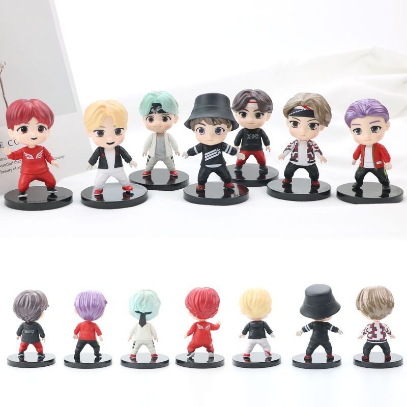 [Freeship toàn quốc đơn 50k] COMBO SẴN 7 TƯỢNG BTS TRONG POP-UP HOUSE OF BTS