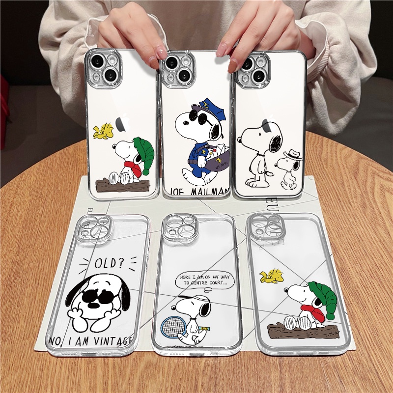 Ốp Điện Thoại Dẻo Họa Tiết Hoạt Hình Snoopy Cho LG K40S K22 K41S K51S K50S K11 K52 K8 Plus K9 K10 Pro E18