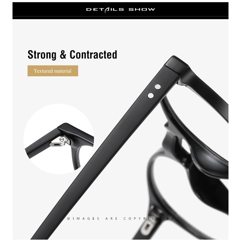 Kính mắt ZELIN 2320 gọng tròn chất liệu TR90 chống ánh sáng xanh thời trang cho unisex