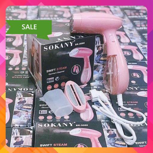 BÀN ỦI HƠI NƯỚC CẦM TAY SOKANY 1500W GẤP GỌN ỦI NHANH QUẦN ÁO MANG THEO DU LỊCH DỂ DÀNG SỬ DỤNG