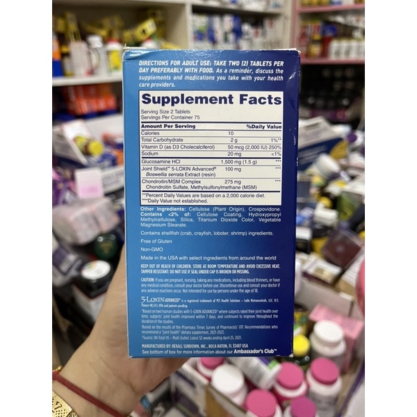 Osteo bi flex viên uống 200 viên,160 viên,80 viên có bổ xung vitamin d3 và glucosamine chondroitin