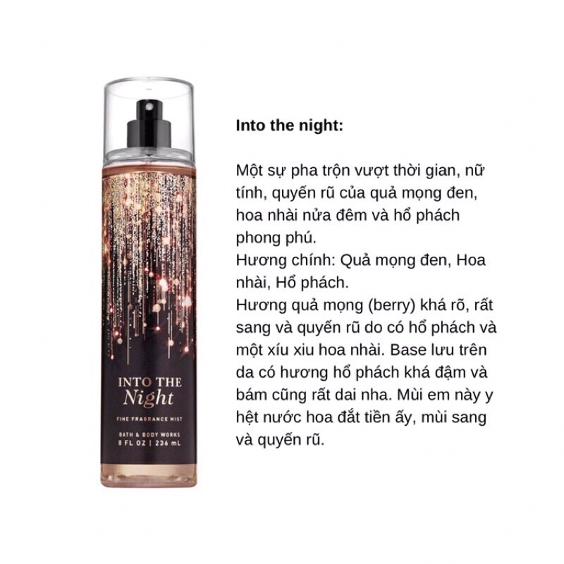 Xịt thơm body mist Victoria Fleur nội địa trung - 236ml