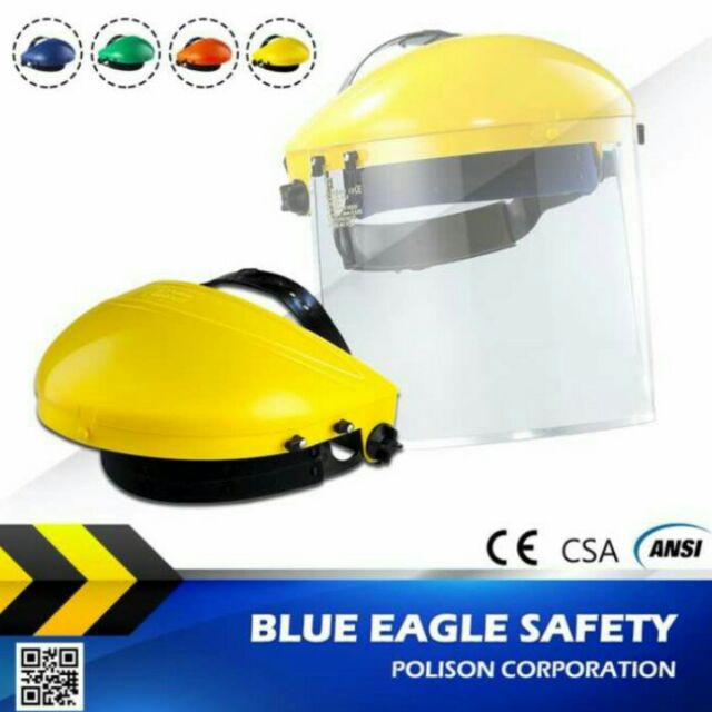 [Hàng chính hãng] Bộ mặt nạ mài cắt đội đầu BLue Eagle B1YE kèm kính gắn mũ Everest safety