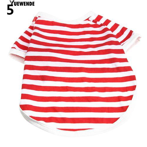 Áo thun họa tiết sọc cho thú cưng