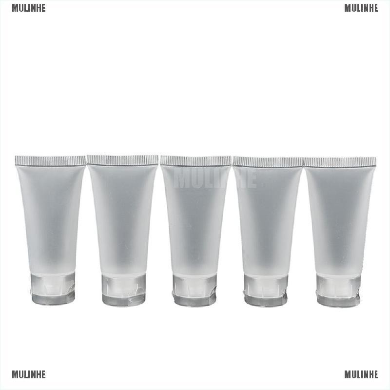 Set 5 Lọ Rỗng Trong Suốt 20/30/50/100ml Đựng Mỹ Phẩm Tiện Dụng