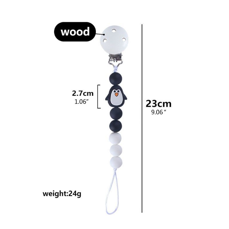 Dây Đeo Núm Vú Giả Hình Thú Đáng Yêu Cho Bé