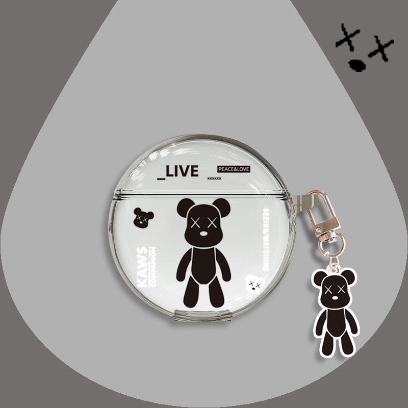 Vỏ Bảo Vệ Hộp Sạc Tai Nghe Remax TWS 50I Mềm Hình Gấu Yugui