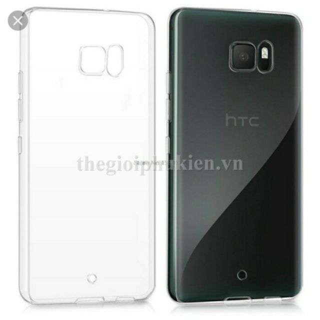 Bộ 2 ốp dẻo silicon trong suốt htc u unltra hàng cao cấp