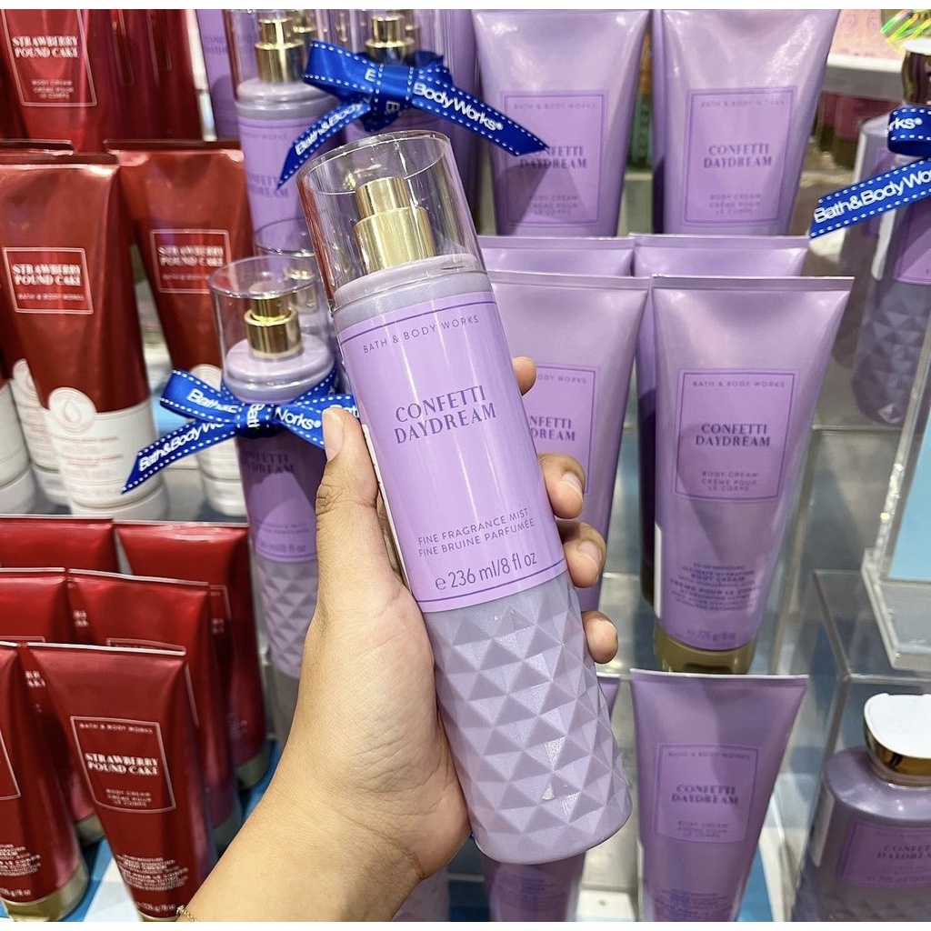 Xịt thơm toàn thân hương nước hoa BBW CONFETTI DAYDREAM