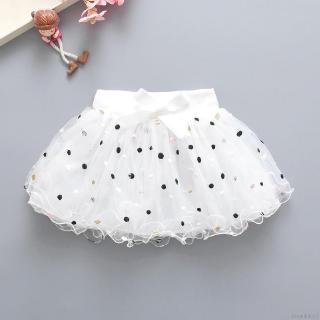 Đầm xòe chấm bi dễ thương cho bé gái