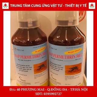 Thuốc diệt muỗi / diệt côn trùng Permethrin 50EC (chai 1 lít)
