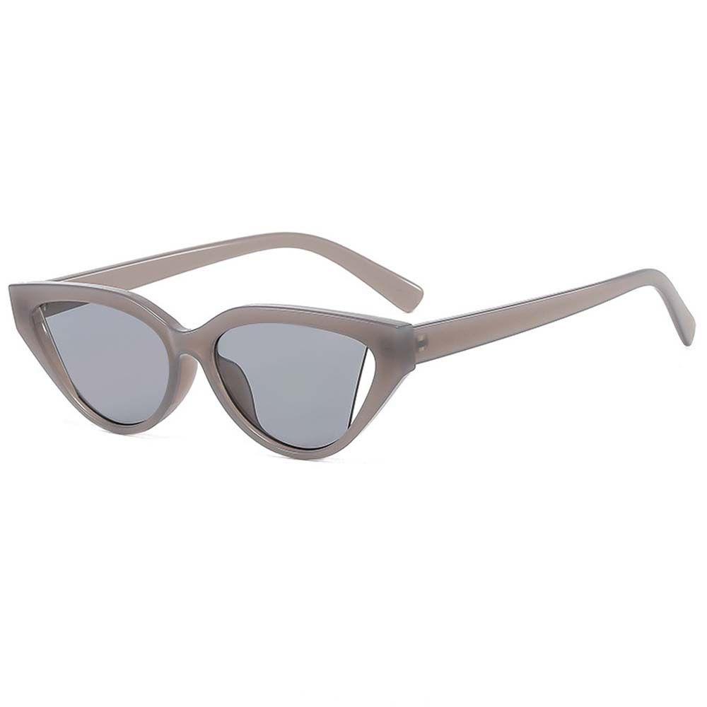 Kính Mát Gọng Tam Giác Họa Tiết Da Báo Thời Trang Phong Cách Vintage