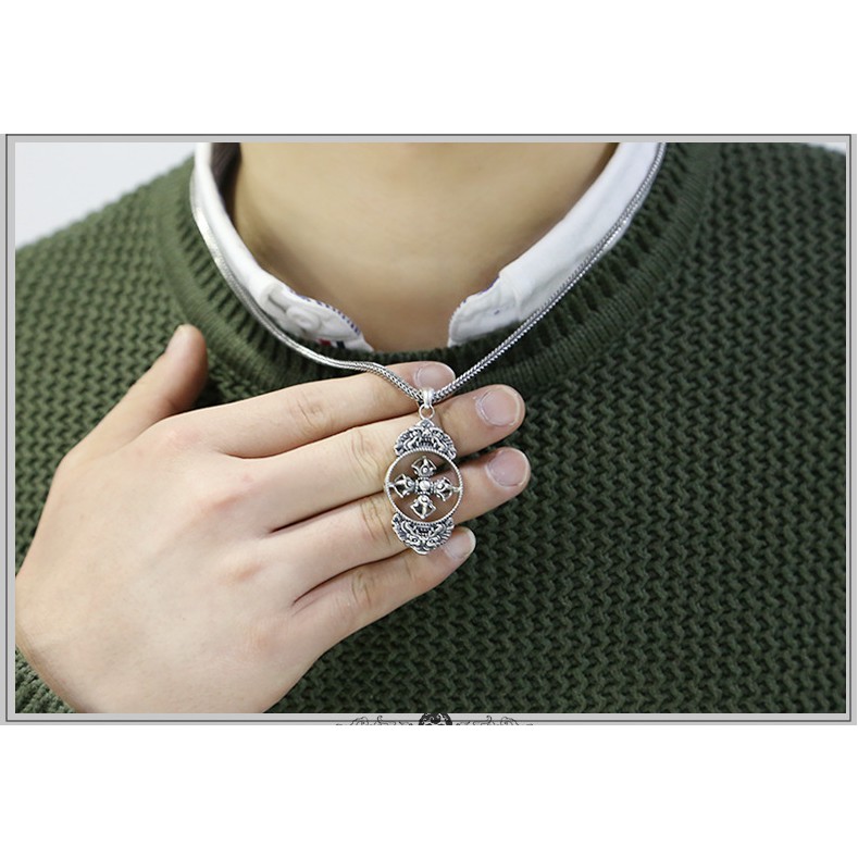 Mặt Dây Chuyền Chùy Kim Cang Phật Giáo - DC460