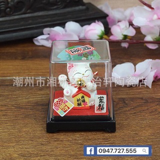 Tượng ngũ mèo thần tài size bé