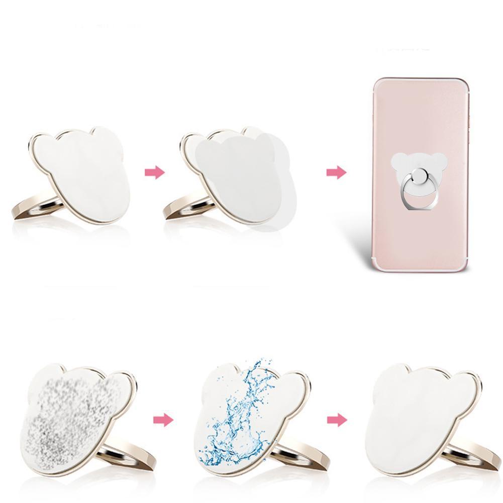 Vòng Nhẫn Đỡ Điện Thoại Tự Dính Chống Rơi B4M6 Màu Xanh Dương Ngẫu Nhiên