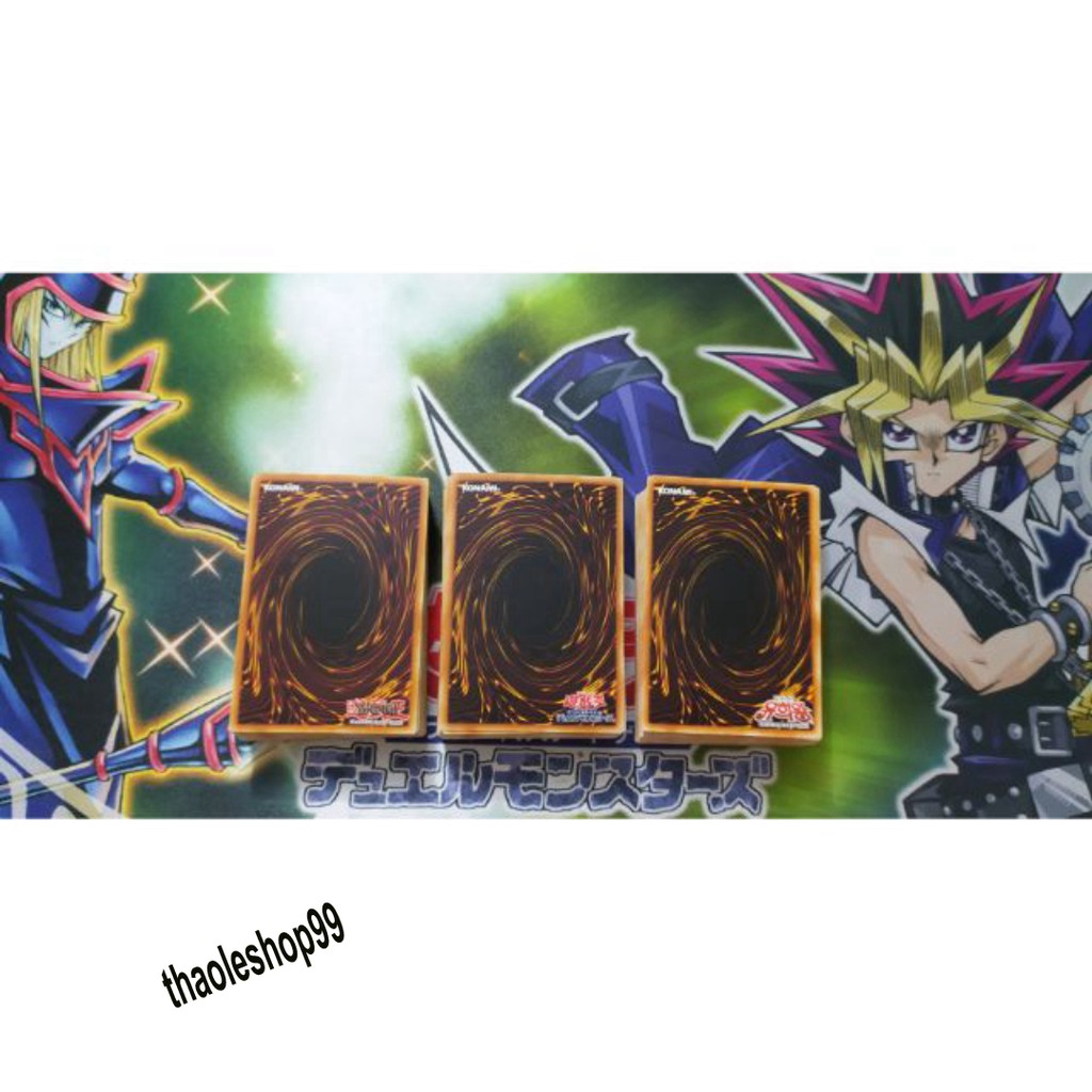 Cọc RANDOM 50 lá bài Yugi-Oh- Vua Trò Chơi tuổi thơ (có thể có rồng trắng mắt xanh)