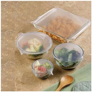 Miếng Silicon Đậy Thức Ăn(bộ 3 miếng)