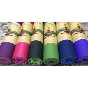 Thảm Tập YoGa cao cấp TPF 6mm -Thảm Tâp GYM 6mm Chống trượt tập thể dục tpe 2 lớp không mùi mẫu mới 2022