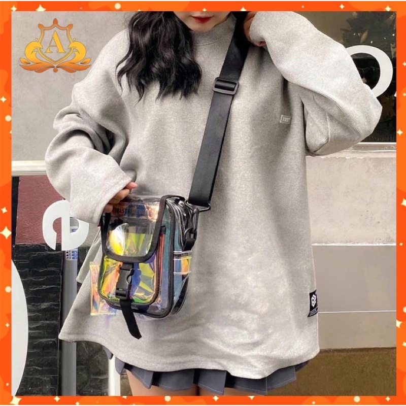 Túi chéo TIBI STREET WEAR minibag hologram túi đi chơi chụp ảnh siêu đẹp TC 002