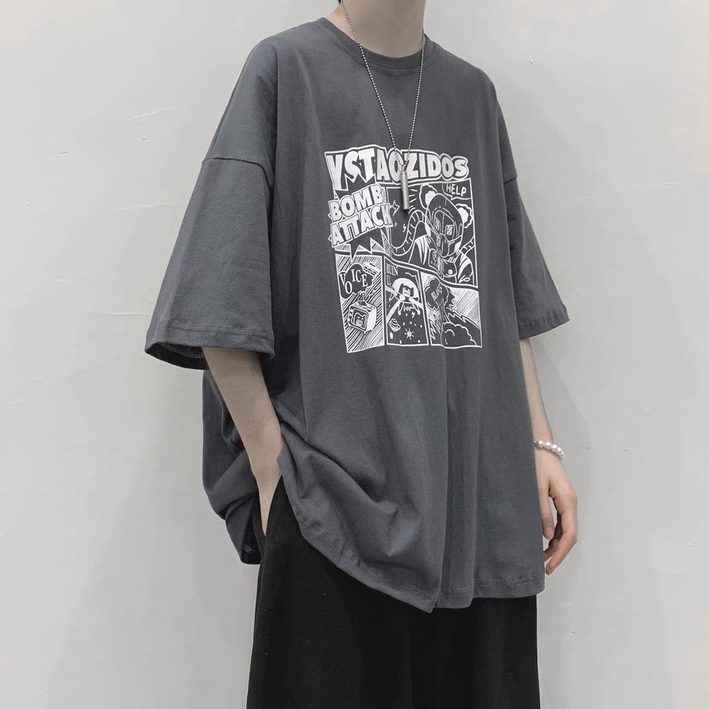 Áo Thun YSTAOZIDOS In 5D , Áo Phông Tay Nỡ Phom Unisex Nam Nữ Cotton oversize form rộng Hot trend 2022 MAMUNISEX