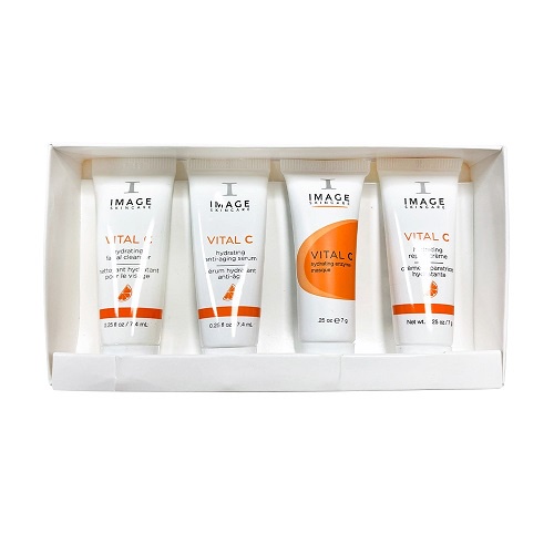 Bộ sản phẩm phục hồi sáng da Image Skincare VITAL C Travel Kit