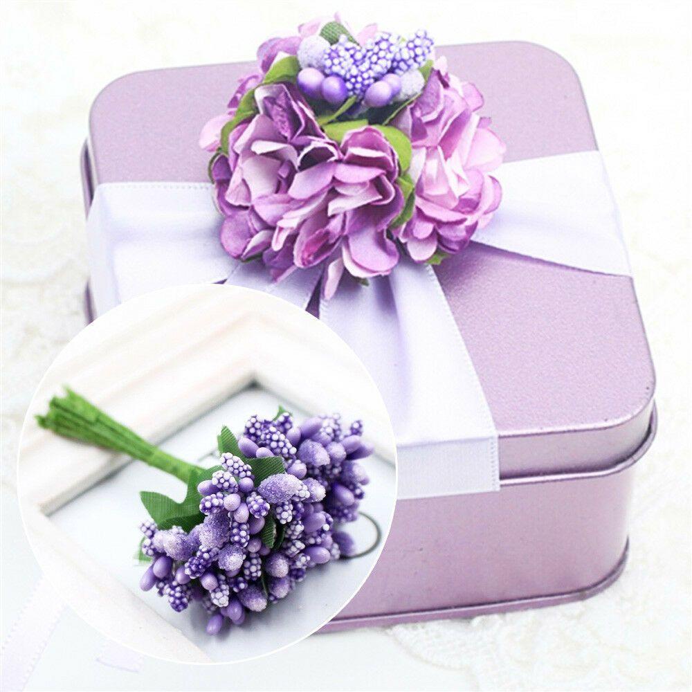 Set 12 Bông Hoa Giả Thủ Công Trang Trí Nhà Cửa / Tiệc Cưới