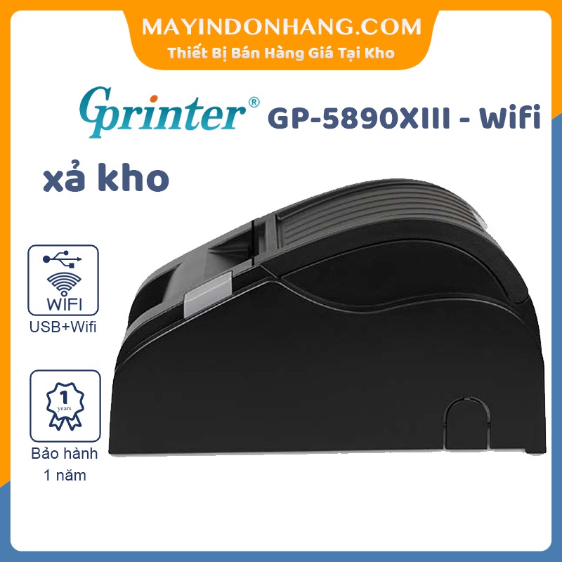 [XẢ KHO 5000 cái] Máy in hóa đơn Wifi Ocha POS GP-5890XIII [WIFI+USB] Máy in bill Không Dây Cao Cấp