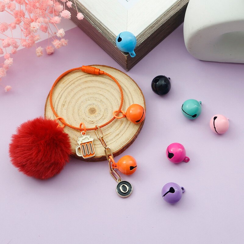 10 Chuông leng keng bằng kim loại trang trí Giáng sinh/ trang trí thủ công