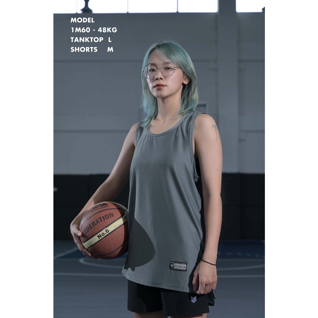 Áo ba lỗ thể thao Redikick Tanktop co giãn thoáng mát chơi Bóng rổ Bóng đá Tập Gym Tennis Bóng chuyền