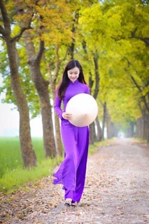 Áo dài trơn may sẵn