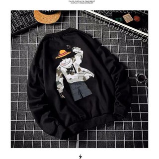 🔥SIÊU SALE🔥 [SIÊU RẺ] Mẫu áo Sweater dài tay One Piece Luffy cực ngầu giá rẻ