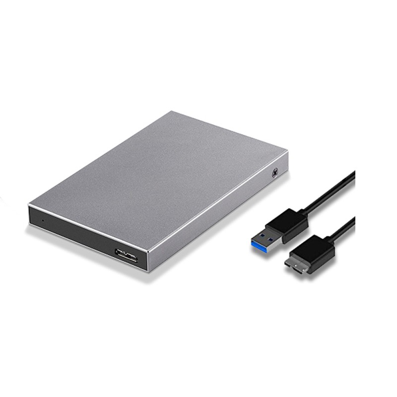 Hộp box hỗ trợ ổ cứng HDD Sata 2.5 USB 3.0 SSK HE-V600 màu xám