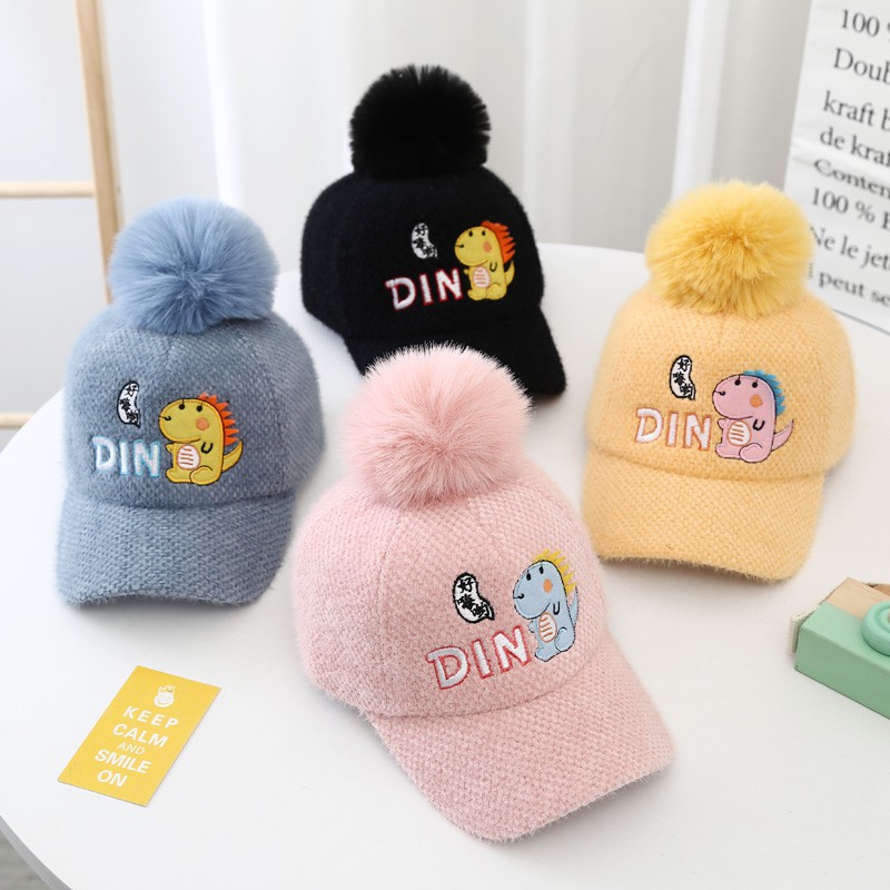 Mũ Bóng Chày Họa Tiết Hoạt Hình Dễ Thương Dành Cho Bé