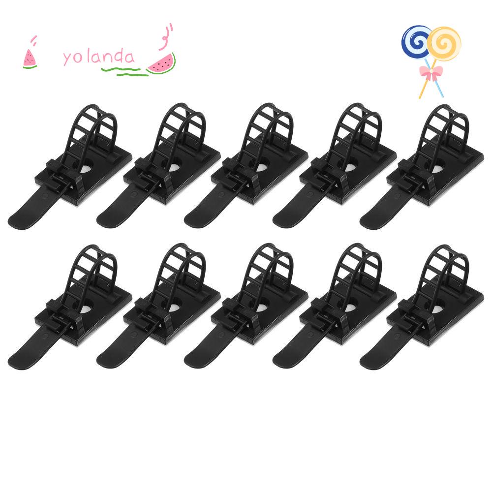 Bộ 5 / 10 Dây Buộc Thiết Bị Điện Để Bàn Tiện Dụng|Kẹp Cáp Điều Chỉnh Được