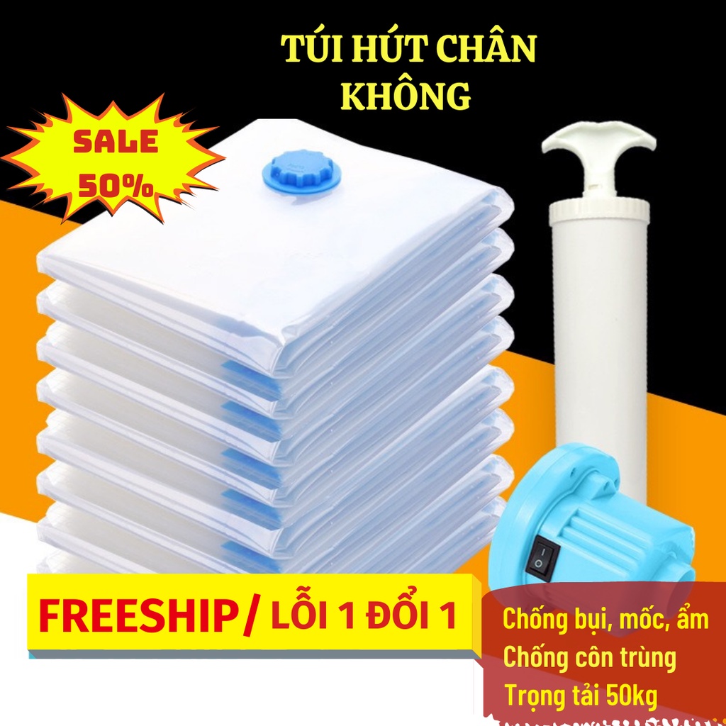 Túi Hút Chân Không Đựng Quần Áo Túi Hút Chân Không Nhiều Kích Thước Đa Năng Tiết Kiện Diện Tích MODA.H