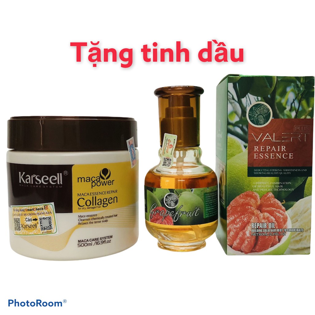 KARSEELL - Dầu Hấp Ủ Dưỡng Ẩm Phục Hồi Tóc Siêu Mềm Mượt Collagen Karseell 500ml | BigBuy360 - bigbuy360.vn